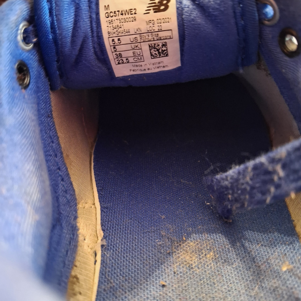 New Balance Blue and Black Sneakers - Picture 4 of 5